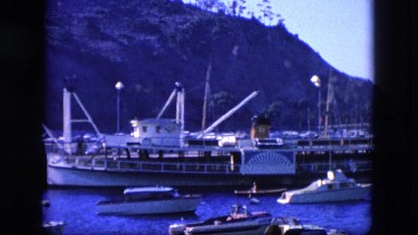 1963: catalina harbor area sailboats covering the water port CALIFORNIA