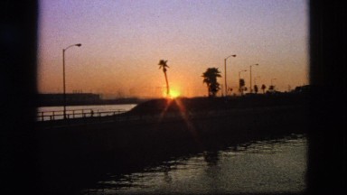 1963: sunset is seen CALIFORNIA