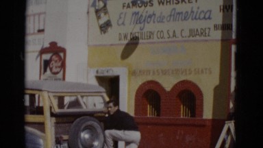 1952: market area beside road area is seen ARIZONA