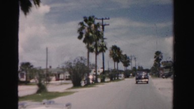 1955: road trip is seen MIAMI, FLORIDA