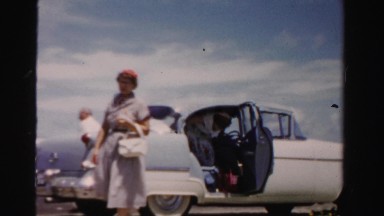 1955: car is seen MIAMI, FLORIDA