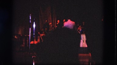 1963: an indoor family party is seen CALIFORNIA