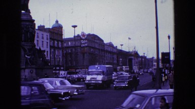 1969: people, cars, police officer's IRELAND
