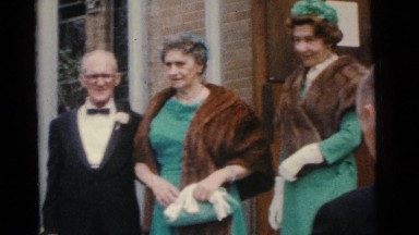1963: a married couple is seen walking CAMDEN, NEW JERSEY