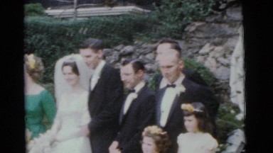 1963: a married couple is seen walking CAMDEN, NEW JERSEY