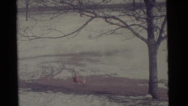 1963: a snow playing is seen CAMDEN, NEW JERSEY