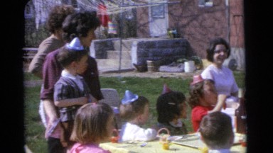 1963: a children party CAMDEN, NEW JERSEY