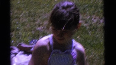 1963: kids smiling and playing in a small pool for children CAMDEN, NEW JERSEY