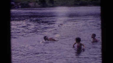 1963: a swimming scene CAMDEN, NEW JERSEY