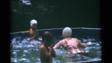 1963: a swimming scene CAMDEN, NEW JERSEY