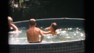 1963: a swimming scene CAMDEN, NEW JERSEY