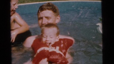 1963: a swimming scene CAMDEN, NEW JERSEY