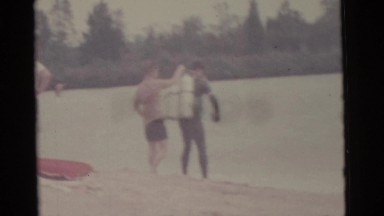 1963: a beach scene is seen CAMDEN, NEW JERSEY
