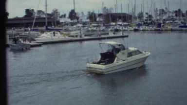 1972: a boat is seen GRAND CANYON, ARIZONA