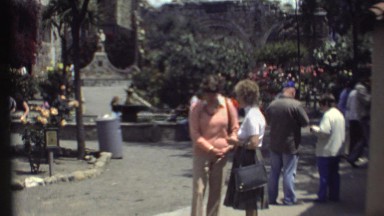 1972: a garden is seen GRAND CANYON, ARIZONA
