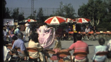 1972: people enjoying an awesome dance performance by two GRAND CANYON, ARIZONA