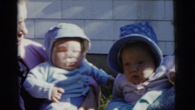 1961: twins are seen DETROIT, MICHIGAN