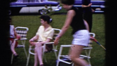 1961: a playtime with an entire family members DETROIT, MICHIGAN