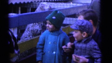 1963: some kids are playing in a street. CAMDEN, NEW JERSEY