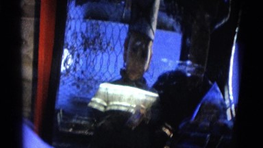 1963: Children Playing at a Small Amusement Park and Looking in a Mirror Camden