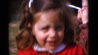 1963: children playing and having lots of fun at a birthday party together.