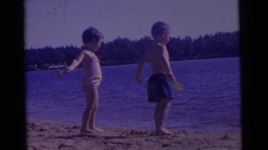 1963: family day at the beach CAMDEN, NEW JERSEY