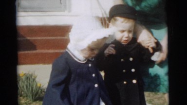 1961: toddlers in sunday best DETROIT, MICHIGAN