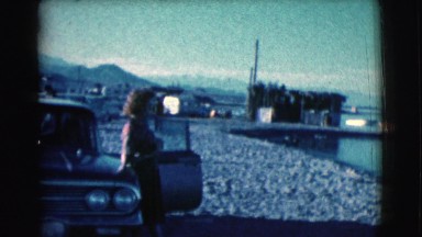 1961: A Woman Poses Outdoors in Clarksdale, Arizona