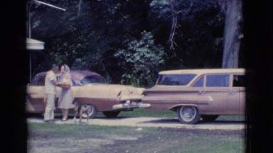 1961: a car is seen CLARKSDALE, ARIZONA