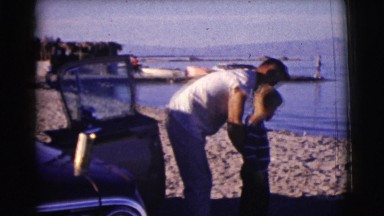 1961: a beach scene is seen CLARKSDALE, ARIZONA
