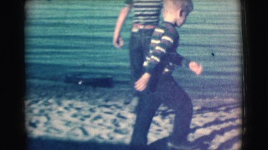 1961: vacation to the beach and exploring the sand. CLARKSDALE, ARIZONA