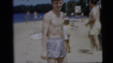 1962: people spending daytime with water sports in the sea CAMDEN, NEW JERSEY
