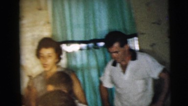 1962: an indoor family party is seen CAMDEN, NEW JERSEY