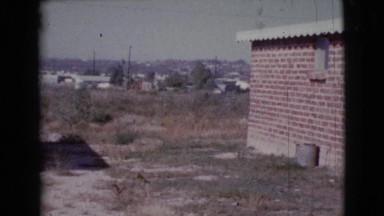 1964: a grassland having car tracks is seen COTTONWOOD, ARIZONA