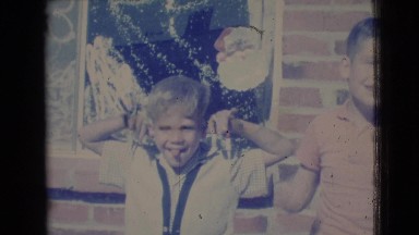 1968: children are seen having fun in a garden area CLARKSDALE, ARIZONA