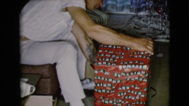 1968: opening of gifts is seen CLARKSDALE, ARIZONA