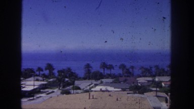1962: a beach scene is seen DISNEYLAND, CALIFORNIA