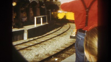 1962: a train is seen SAN PEDRO, CALIFORNIA