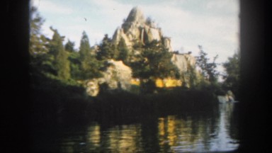 1962: a temple is seen with water around SAN PEDRO, CALIFORNIA