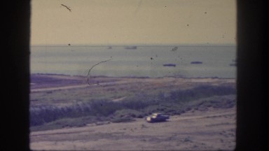 1962: a beach scene is seen DISNEYLAND, CALIFORNIA