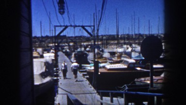 1962: a boat area is seen DISNEYLAND, CALIFORNIA