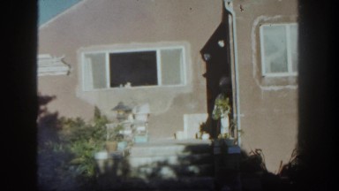 1962: a residential area is seen DISNEYLAND, CALIFORNIA