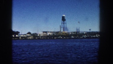 1962: A Waterfall in San Pedro, California