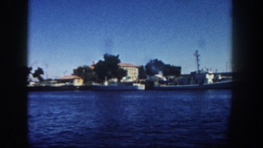 1962: a water area is seen SAN PEDRO, CALIFORNIA