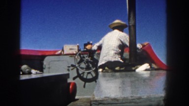 1962: a boat is seen SAN PEDRO, CALIFORNIA