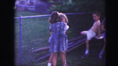 1958: girls are seen outdoor AMES, IOWA