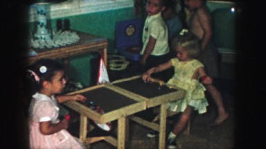 1958: children playing AMES, IOWA