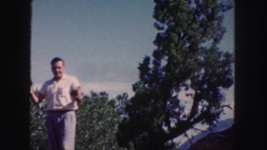 1958: this is me with my grandfather and grandmother
