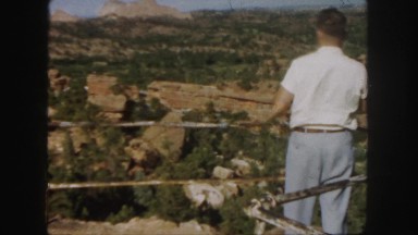 1958: a hilly area is seen with trees and greenery COLORADO