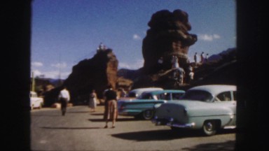 1958: a hilly area is seen with trees and greenery COLORADO